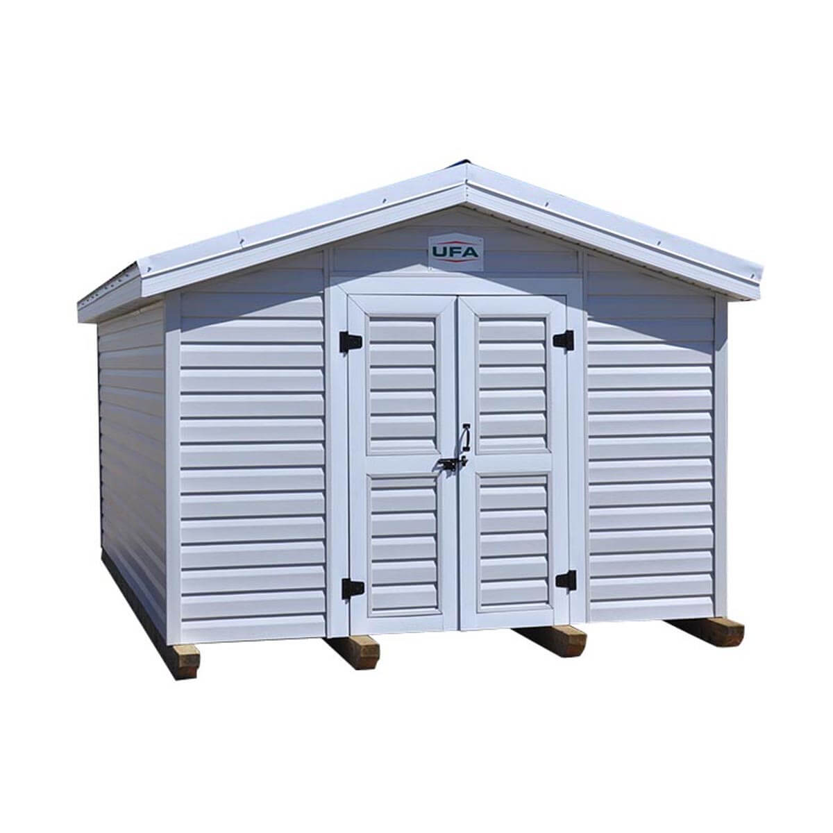 10'x12'x6' white shed ufa